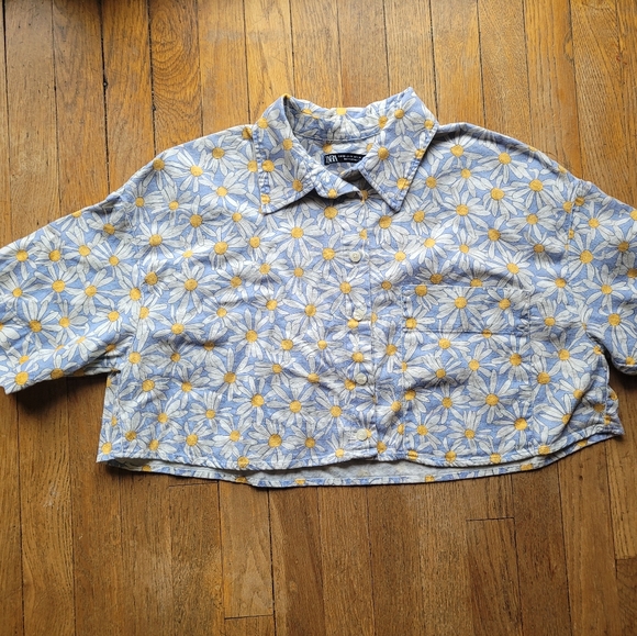 Zara Daisy Cropped Top ✨️ - Picture 4 of 8